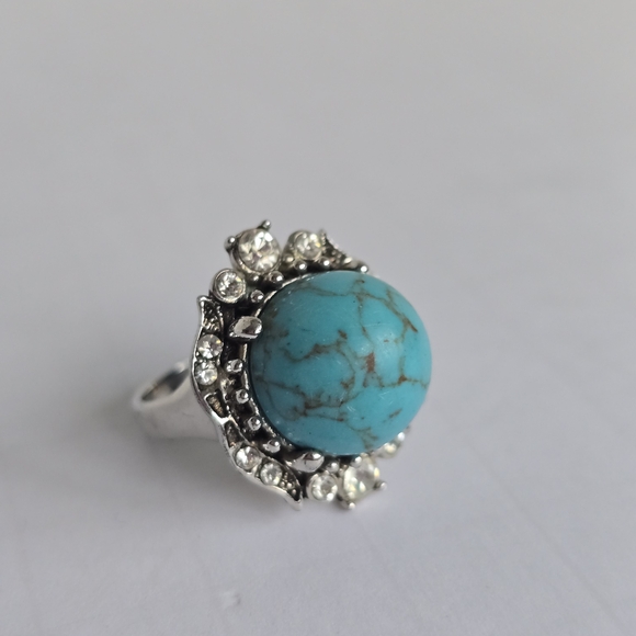 Banana Republic Jewelry - Faux Turquoise Statement Ring 7